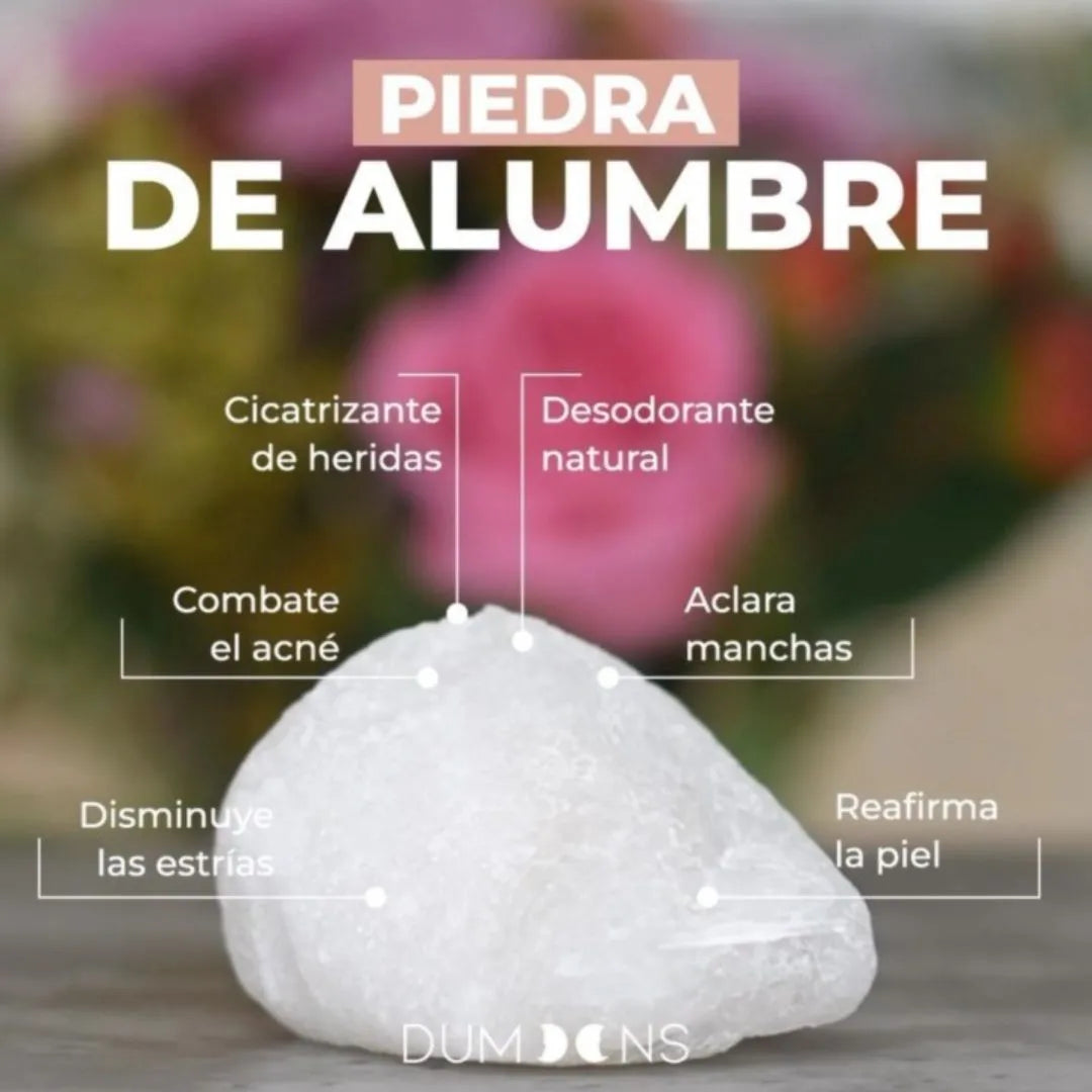 COLECCION NATURAL CON PIEDRA DE ALUMBRE